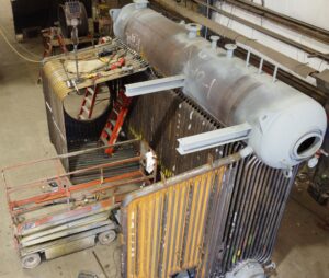 D-Type Boiler manufacturing in process